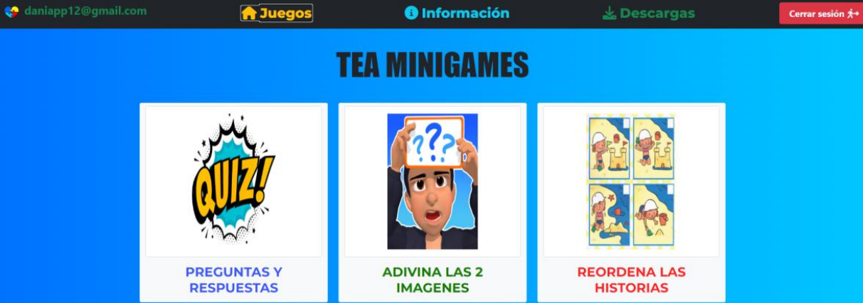 TEA Minigames - Administración